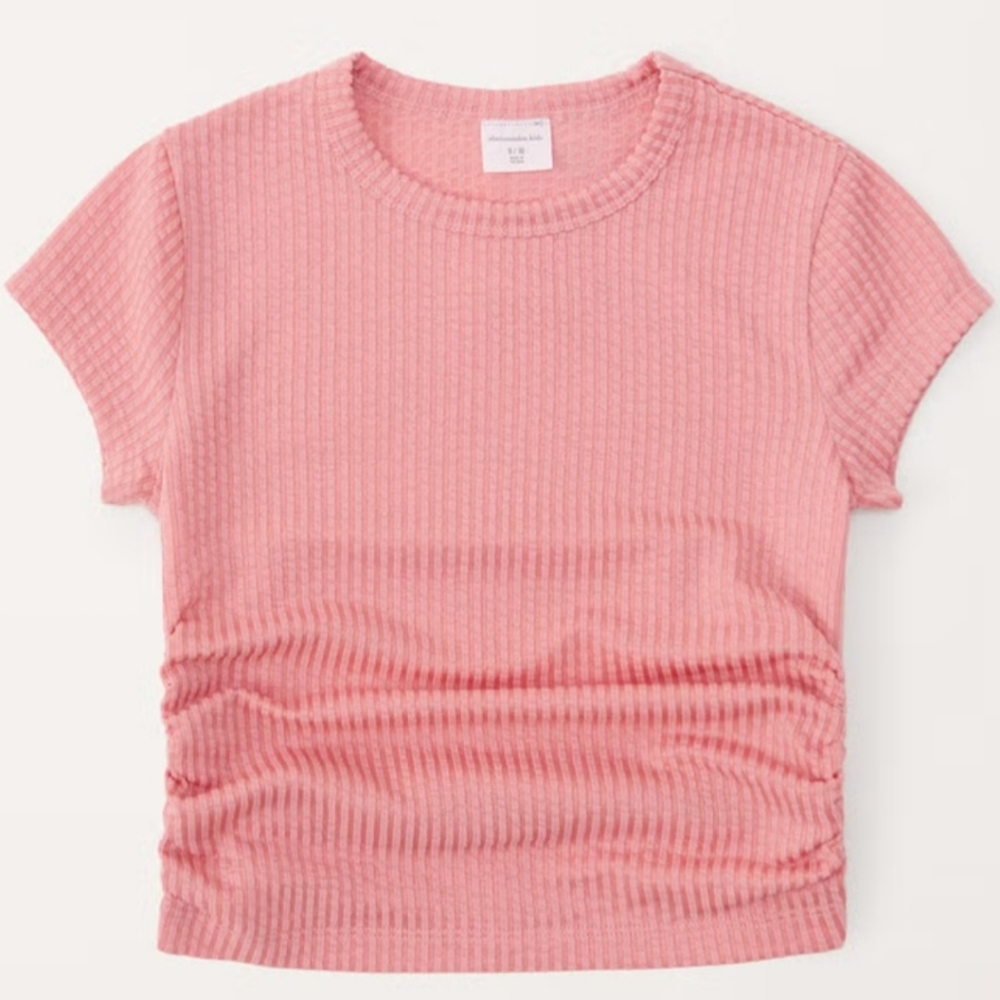 Abercrombie kids ruched tee